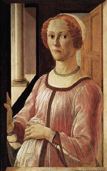 BOTTICELLI, Sandro Portrait of a Lady